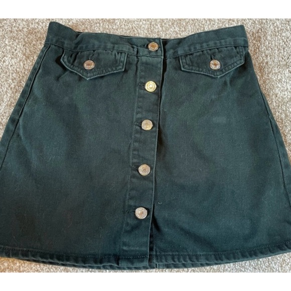 Forever 21 Blackish Green Short Skirt Size Small - Picture 5 of 14